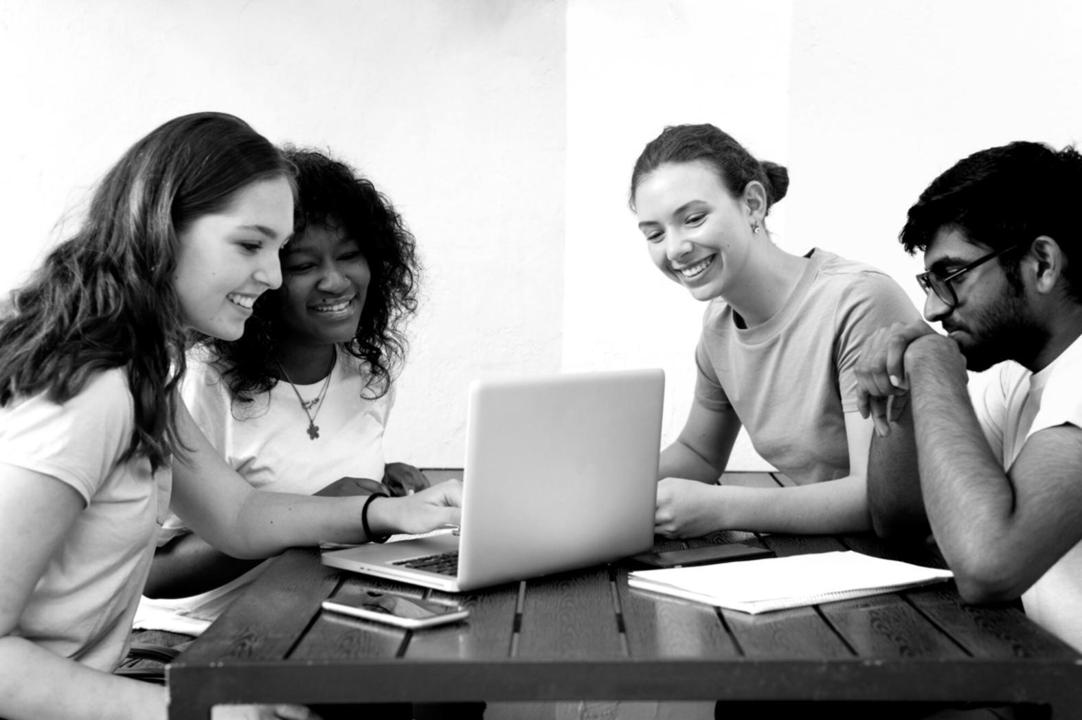 Team collaboration and financial planning workspace